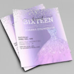 Doce 16 Dezesseis Diamantes de Vestido de Festa de<br><div class="desc">Um design por folha. Envelopes não incluídos. Este design pode ser personalizado na área fornecida pela alteração da foto e/ou do texto. Ou pode ser personalizado clicando em Personalizar este Modelo e, em seguida, escolhendo o clique para personalizar mais a opção e excluir ou alterar a cor do plano de...</div>