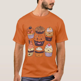Doce Ameaça Cupcakes de Dia das Bruxas Camisa Lara
