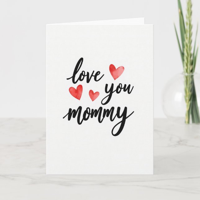 Doce Amor Você Mamãe Cartão (Frente)