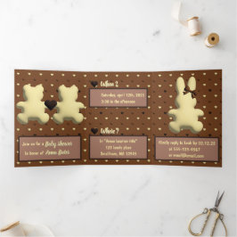 "Doce aterrissagem cardíaca" Convite para chá de f