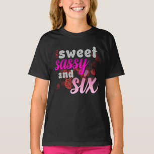 Doce Atrevida Seis – Camiseta Premium para Meninas