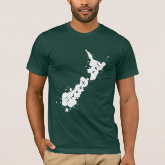 Doce branco do Splatter NZ como o t-shirt
