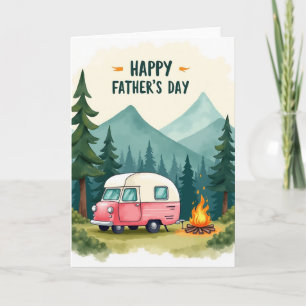 Doce Cartão de Dia dos Pais de Campervan