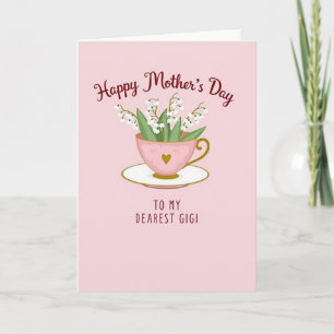 Doce Cartão do Dia das Mães Chávena