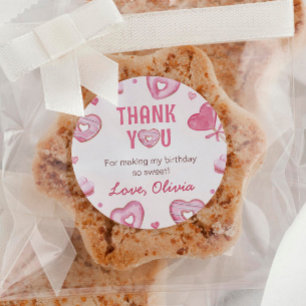 Doce Celebração Etiquetas de Aniversário Chá de fr