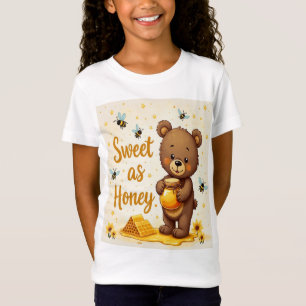 Doce como Camisa de Mel para Meninas