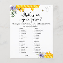 Doce como pode ser Bee O que está na sua bolsa de