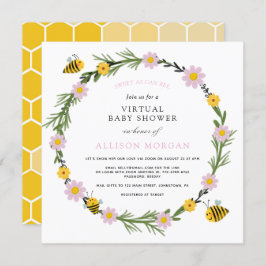 Doce Como Pode Ser O Convite De Chá de fraldas Vir