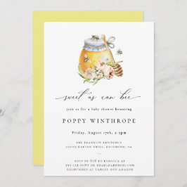 Doce Como Pode Ser O Convite Para Chá de fraldas D