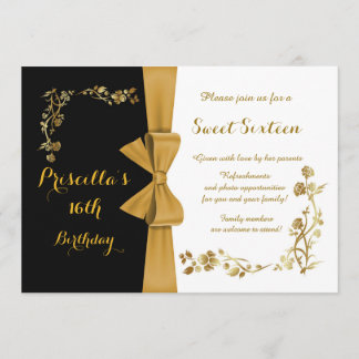 Doce convite de dezesseis aniversários, 16o,
