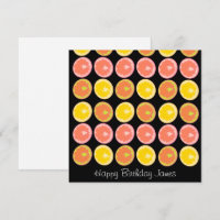 Doce de Limão Fruta Padrão Aniversário