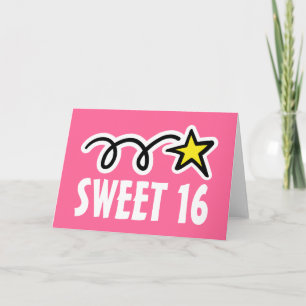 Doce Dezesseis (16) Cartões de Aniversário