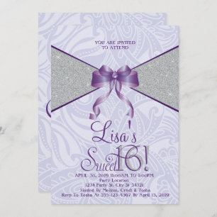 Doce dezesseis da faísca, convites do brilho