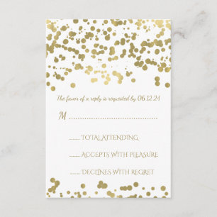 Doce Dezesseis RSVP Gold Foil Confetti