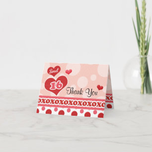 Doce e Dezesseis Cartões de agradecimentos Cardíac