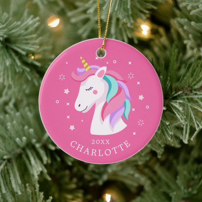 Doce Enfeites de natal Unicorn (Árvore)
