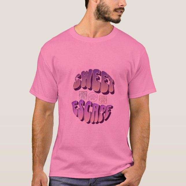 Doce Escape e Calçados Adventure T-Shirt (Frente)
