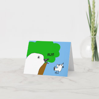 Doce Fly Birdie! Cartão de nota