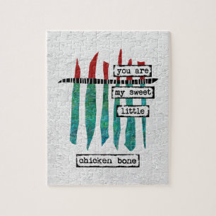 Doce Galinha Osso Quebra-cabeça - Abstrato moderno