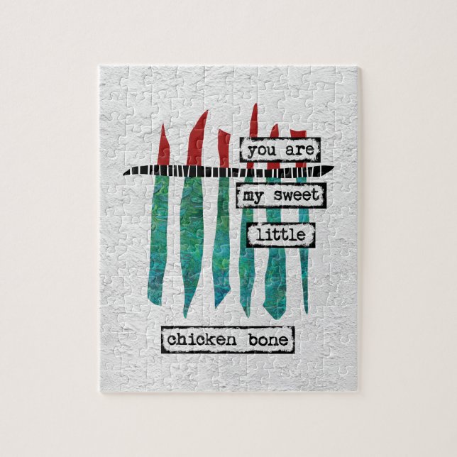 Doce Galinha Osso Quebra-cabeça - Abstrato moderno (Vertical)