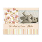 Doce Groovy Blooms Anúncio do Bebê