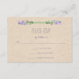 Doce Lavanda Roxo em Kraft Look RSVP
