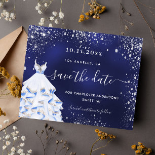 Doce orçamento de vestimenta azul de marinho 16 gu