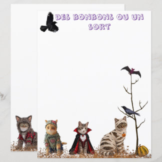 doce ou travessura Kitty Cats Halloween