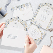 Doce Padrão De Casamento Floral ID1045