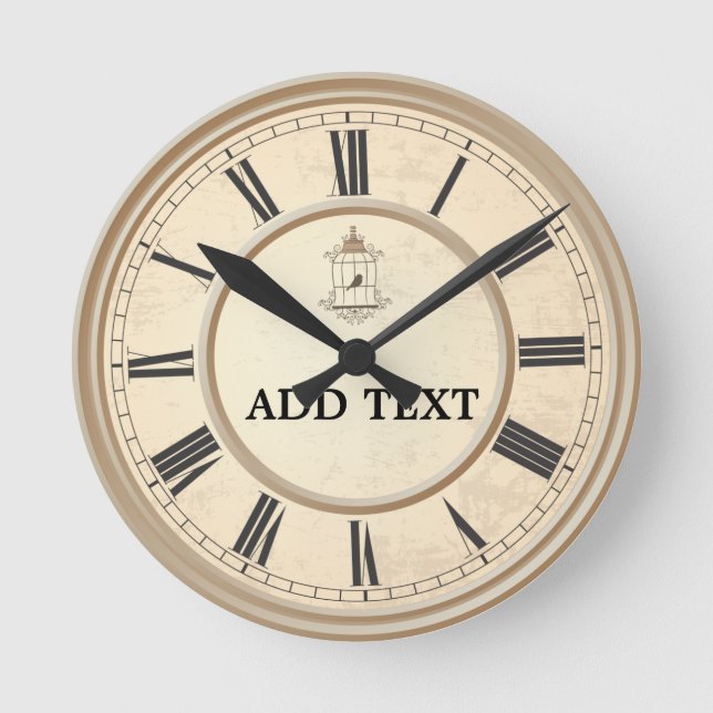 Doce pássaros primavera no seu relógio de volta em (Frente)