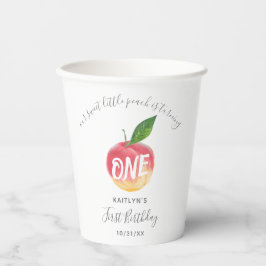 Doce Pequeno primeiro aniversario de Pêssego