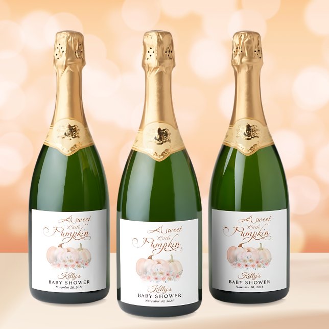 Doce Pumpkin Floral Chá de fraldas (Criador carregado)