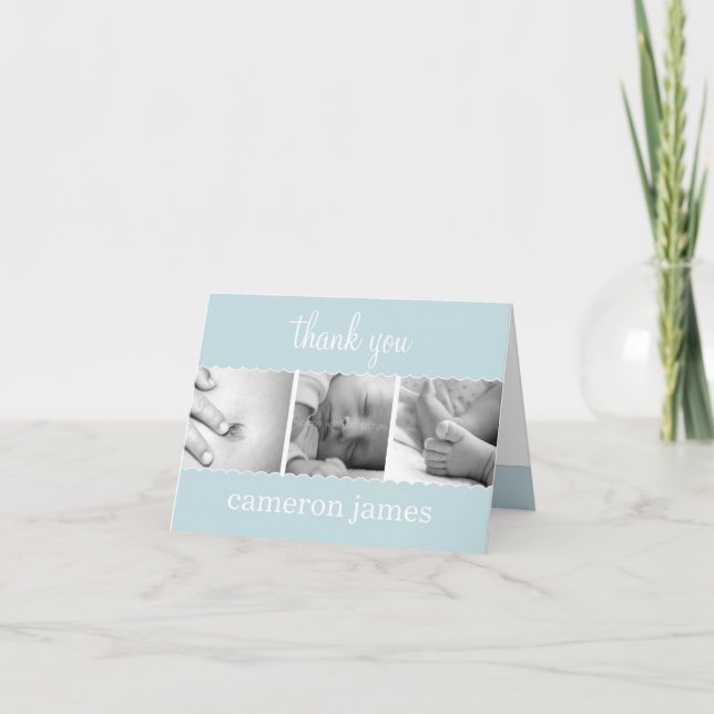 Doce Scallops Cartões de agradecimentos Bebê (Frente)