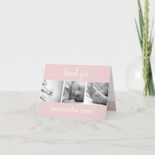 Doce Scallops Cartões de agradecimentos Bebê