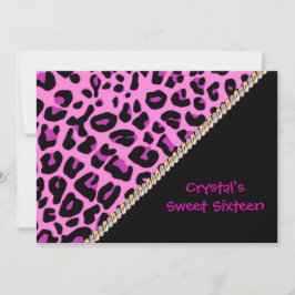 Doce Sessenta Pink Leopard Convite