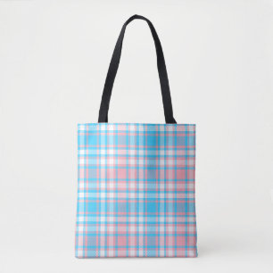 Doce Sonhos Xadrez Tote Bag
