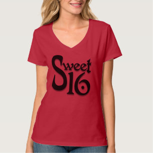 Doce t-shirt de 16 aniversários