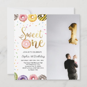 Doce Um Primeiro Convite De Aniversário, Rosquinha