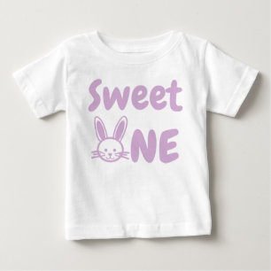 Doce Uma Páscoa primeiro aniversario Bebê T-Shirt