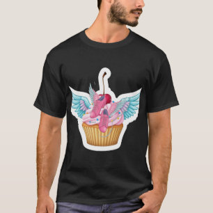 Doce Whimsy: Cupcake com Design de Camisa de Wings