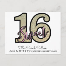 Doces 16 cartões postais