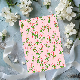 Doces de Natal Bonitos Canes Flat Card de Natal