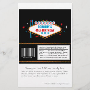 Doces feitos sob encomenda Wrappper de Las Vegas