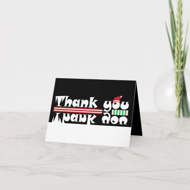 Doces festivos, Cartões de agradecimentos do clien (Frente)