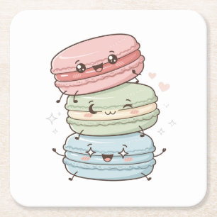 Doces Macaron Kawaii Porta-Copos