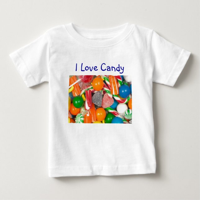 Doces misturados - t-shirt infantil (Frente)