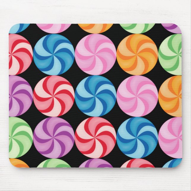 Doces Mousepad de Swirly (Frente)