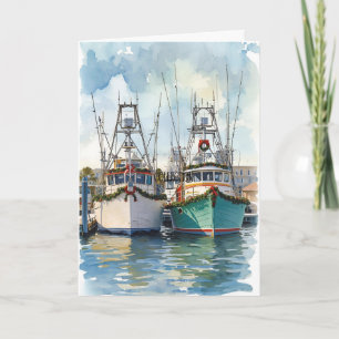 Dockside Cheer - Embarcações Costeiras Cartão Saso