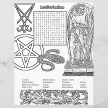 Documento Colorido de Busca de Palavras Religiosas