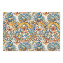 DOCUMENTO DE DECORAÇÃO DO AZULEJO FLORAL DA CERÂMI